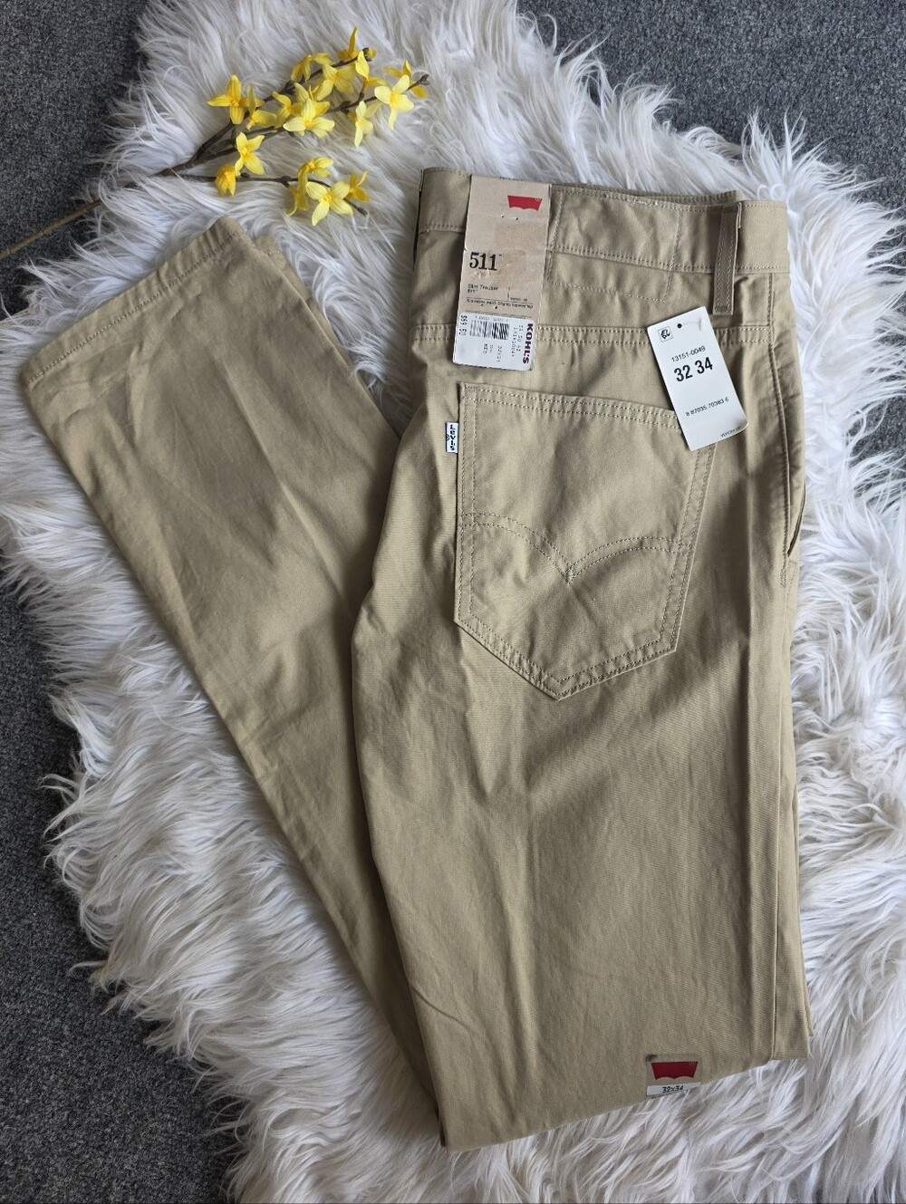 NWT Levi's 511 Slim Cotton Trouser